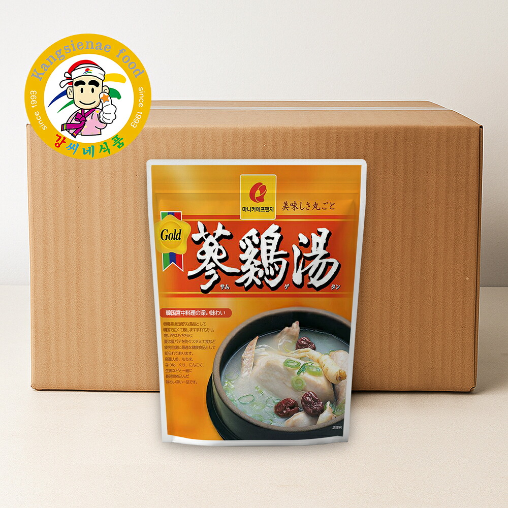 マニカ 参鶏湯（サムゲタン）800g 12袋 1箱（1BOX）レトルト韓国スープ【常温】【カンシネ食品】 9,605円