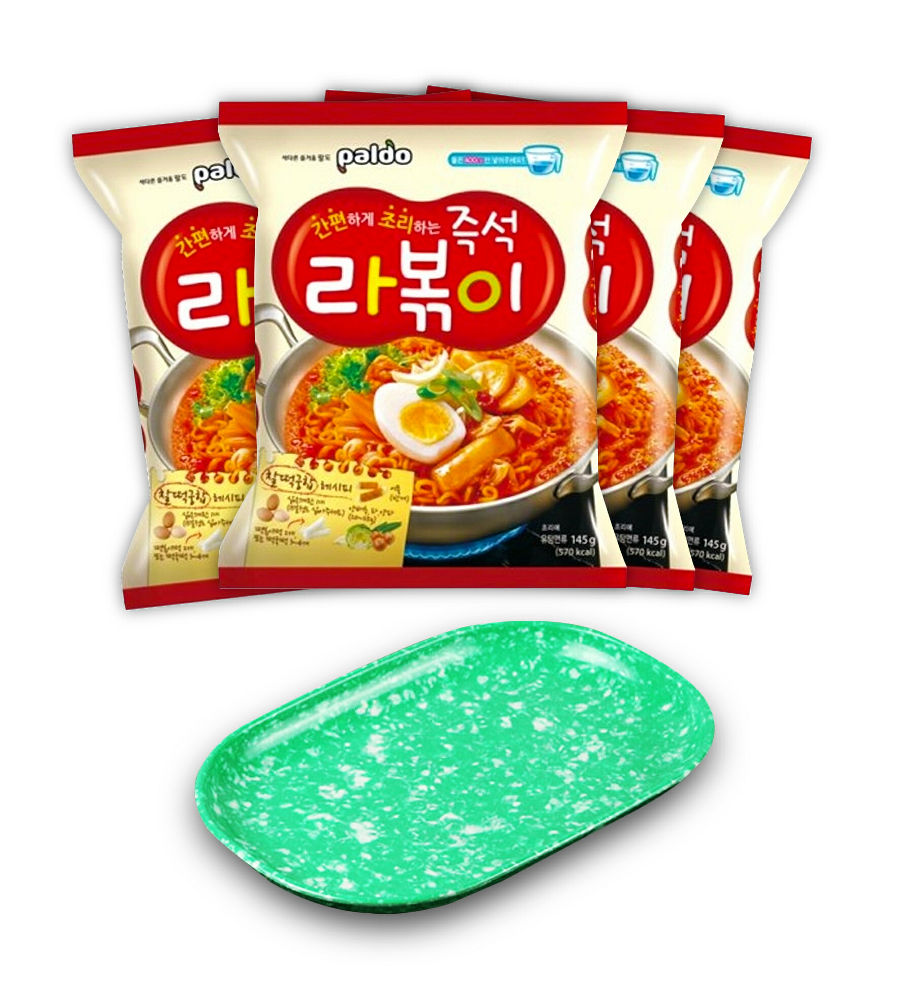 楽天市場 八道 パルト ラッポッキ145ｇ 4個入り 韓国お皿 韓国ラーメン 韓国食品辛国のキムチ物語