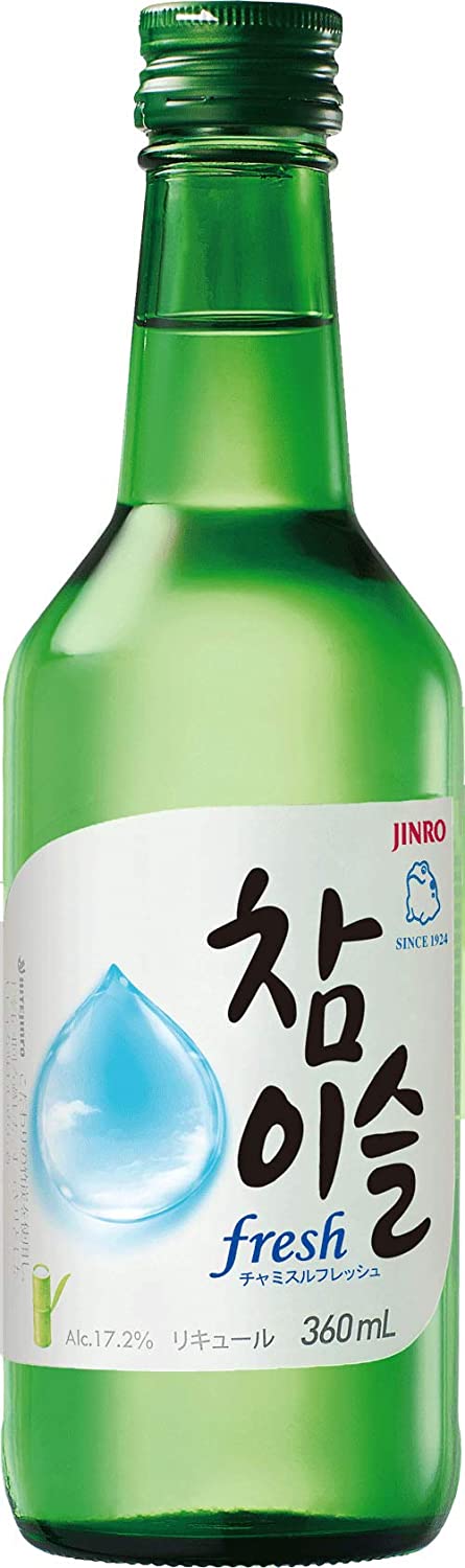 楽天市場】16.9度『眞露（ジンロ）』JINRO チャミスル ３６０ｍｌ 日本