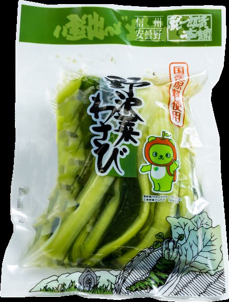 楽天市場】わさび 信州安曇野「わさび漬」80g 本生わさび使用 ギフト