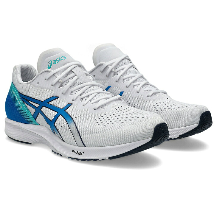 アシックス ターサー RP 3 ワイド TARTHER RP 3 WIDE メンズ ランニングシューズ 1011B466(101) White/Directoire Blue ワイドフィット レーシングシューズ 陸上競技 スピードトレーニング 部活 アップシューズ｜シノスポ店 11,880円
