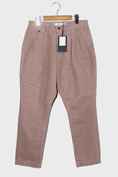 【中古】0 未使用品 2021SS nonnative ノンネイティブ DWELLER CHINO TROUSERS RELAXED FIT COTTON CORD OVERDYED チノトラウザーズ パンツ MOLE NN-P3909 /■In2 メンズ 【ベクトル 古着】 211221