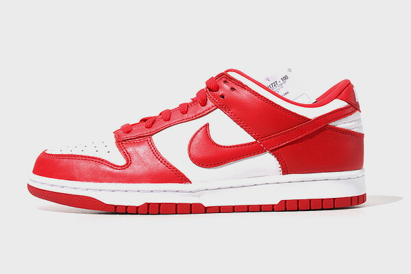 【中古】27糎 未当てはめる品 NIKE ナイキ DUNK LOW SP \u0027White and University Red\u0027 ダンク 置き目 US9 CU1727-100/● メンズ 【ベクター 古着】 230916