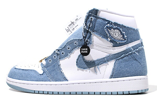 【中古】28糎 未当て嵌める品 NIKE ナイキ WMNS AIR JORDAN 1 RETRO HIGH OG \u0027Denim\u0027 ウィメンズ エアジョーダン1 ご機嫌 OG ジーンズ US11 DM9036-104 /● メンズ 【ベクター 古着】 240510 靴-メンズ靴-スニーカー