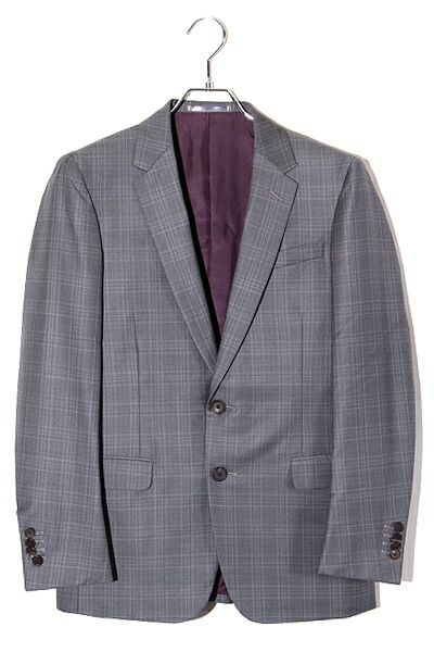 【美品】トゥモローランドピルグリム シルクリネン チェックジャケット 44 美品】トゥモローランドピルグリム シルクリネン チェックジャケット