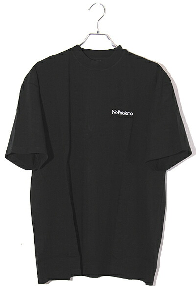 【中古】未使用品 M 未使用品 2025SS No Problemo ノープレブレモ MINI PROBLEMO SS TEE ミニ クラシックロゴ プリント 半袖Tシャツ M BLACK ブラック NP60009-03 /■In2 メンズ 【ベクトル 古着】 250423