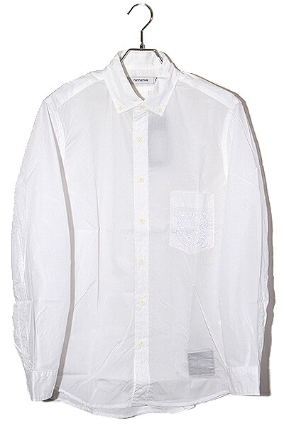 【中古】2 未使用品 2025SS nonnative ノンネイティブ DWELLER B.D. L/S SHIRT COTTON TYPEWRITER ボタンダウン 長袖シャツ WHITE ホワイト NN-S4601 /■In2 メンズ 【ベクトル 古着】 250424