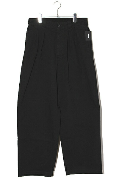 【中古】マインデニム MINEDENIM 30 未使用品 MINEDENIM マインデニム E.Wide Chino TRS ワイド チノ トラウザーズ パンツ BLACK ブラック 2502-7003 /■In2 メンズ 【ベクトル 古着】 250916