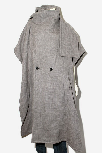 【中古】MIOSMOKEY ミオズモーキー STOLE NECK MANTEAU ストールネック マント ポンチョ コート 00 Greige グレージュ 222CT003 /◆☆ レディース 【ベクトル 古着】 251029 17,780円