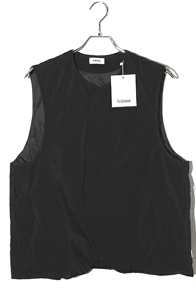 【中古】未使用品 2024AW trema トレマ BALLOON PUFFER VEST バルーンパファー 中綿ベスト F BLACK ブラック /● メンズ 【ベクトル 古着】 251121