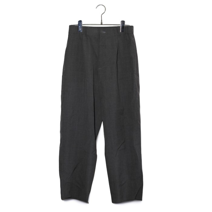 【中古】ATON エイトン WOOL TROPICAL TAPERED EASY PANTS ウールトロピカルテーパードイージーパンツ 2 GRAY グレー PRAGSM0700 /◆ メンズ 【ベクトル 古着】 260203|ベクトル 新都リユース