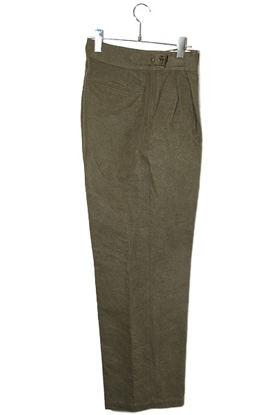 【中古】2024SS RAINMAKER レインメーカー CANVAS SIDE BELTED WIDE TROUSERS キャンバス サイドベルト ワイドトラウザーズ 4 KHAKI カーキ RM241-003 /● メンズ 【ベクトル 古着】 260207