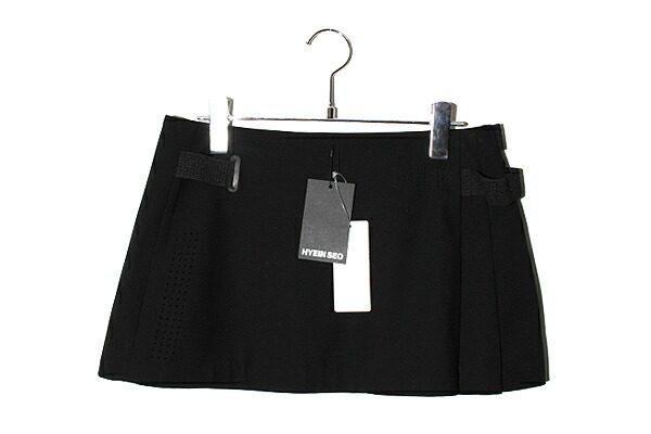 【中古】未使用品 2025SS Hyein Seo へイン ソ PLEATED WRAP SKIRT プリーツ ラップスカート 0/1 BLK ブラック PS25-SK4K /◆☆ レディース 【ベクトル 古着】 260208|ベクトル 新都リユース