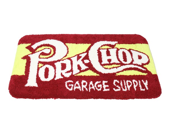 【中古】未使用品 PORKCHOP ポークチョップ SQUARE LOGO RUG MAT スクエア ロゴ ラグマット ONE RED×YEL PCGS-24-A14 /■In2 メンズ レディース 【ベクトル 古着】 260212 14,058円