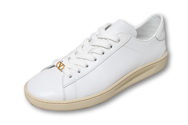 【中古】 26cm VALENTINO ヴァレンティノ Royco LEATHER ROYCO SNEAKERS ロイコ ナッパカーフスキン スニーカー 41 WHITE ホワイト /● メンズ 【ベクトル 古着】 260215