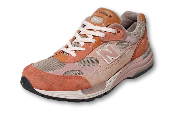 【中古】28.5珊 Joe Freshgoods × New Balance ジョー・生新しいグッズ × ニュー平衡にする 992 ローカットスニーカー 10 1/2 D Rose Smoke/Misty Rose ローズスモーク/ミスティローズ U992JG1 /● メンズ 【ベクター 古着】 260217