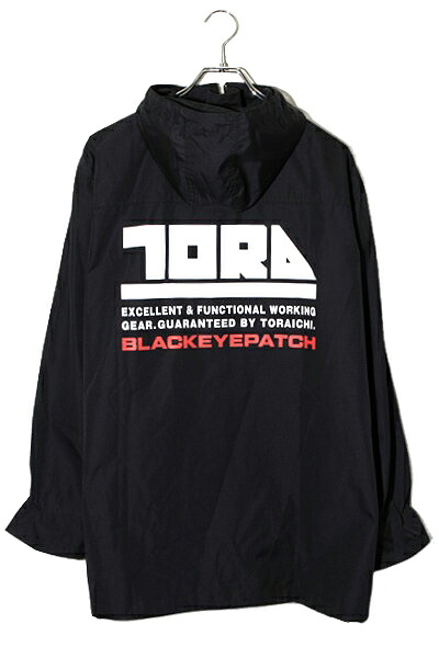 【中古】BlackEyePatch × TORAICHI ブラックアイパッチ 寅壱 PULL OVER JACKET ティーシャツ上衣 上衣 F DARK NAVY ダークネイビー /● メンズ 【ベクター 古着】 260225