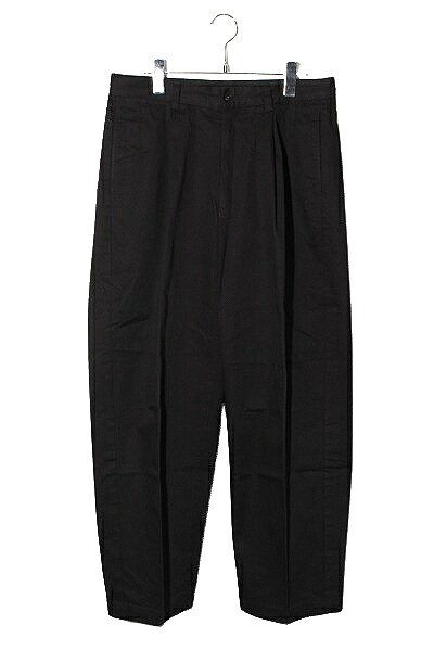 【中古】Afiit アフィット OG CHINO SLACKS コットン チノスラックス パンツ 2 BLACK ブラック FI-PT01 /● メンズ 【ベクトル 古着】 260226