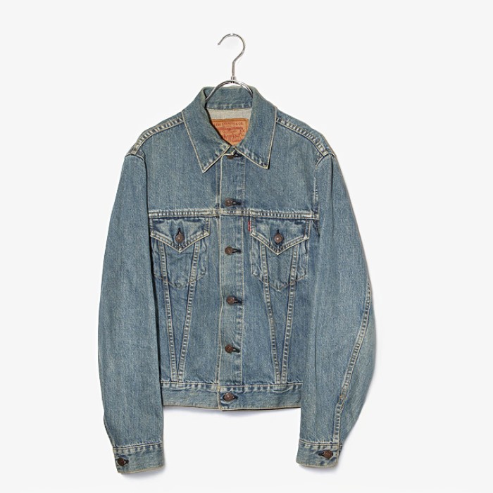 【中古】Levi\'s リーバイス 3rd トラッカー ジャケット デニムジャケット Gジャン BIG E 38 INDIGO インディゴ 71557-0214 /◆ メンズ 【ベクトル 古着】 260324｜ベクトル　新都リユース