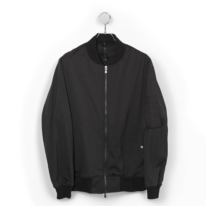 【中古】wjk ダブルジェイケイ MA-1 フライトジャケット ブルゾン XL BLACK ブラック 2044 ny54d /◆ メンズ 【ベクトル 古着】 260407