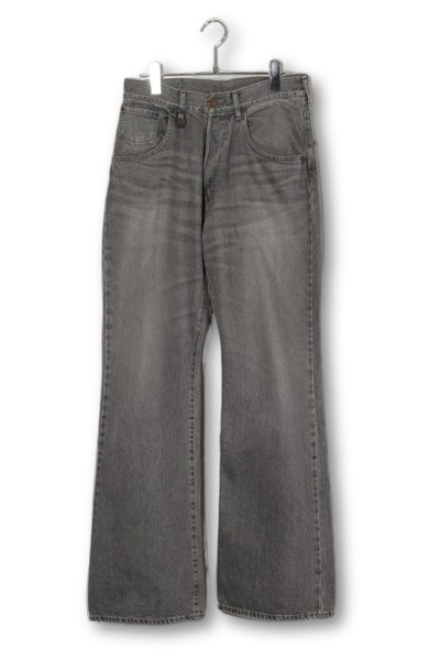 【中古】2023AW SOSHIOTSUKI ソウシオオツキ FRONT LOWRISED FLARE DENIM-2(GRAY) フロントローライズ フレアデニムパンツ GREY グレー S23AW23DNM-WSH /● メンズ 【ベクトル 古着】 260408