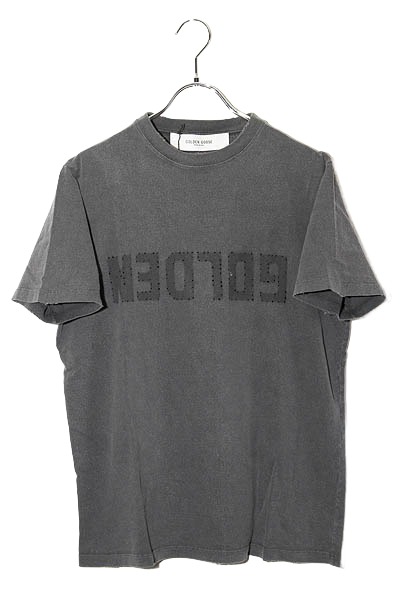 【中古】未使用品 2025SS GOLDEN GOOSE ゴールデングース LOGO T-SHIRT ロゴ 半袖Tシャツ カットソー F BLACK ブラック 25-070-587-0002-1-0 /◆☆ レディース 【ベクトル 古着】 260409