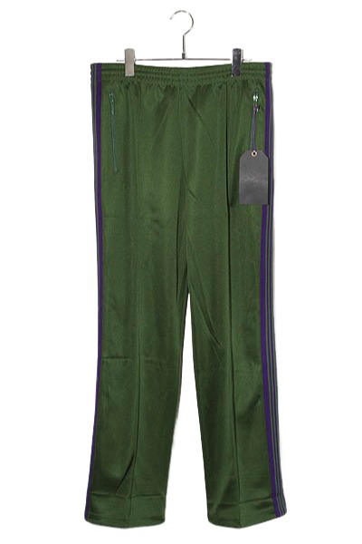 【中古】2023AW Needles ニードルス ニードルズ Track Pant - Poly Smooth 貨物自動車ズボン下 M GREEN 緑であること NS246 /● メンズ 【ベクター 古着】 260414