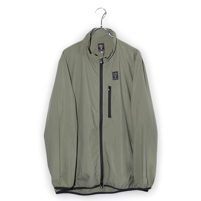 【中古】South2 West8 S2W8 サウス2ウエスト8 Packable Jacke ナイロン パッカブル ジップアップ ジャケット ブルゾン M KHAKI カーキ MR721/● メンズ 【ベクトル 古着】 260415