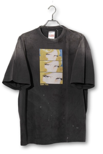 【中古】未使用品 2025SS SAINTMICHAEL SAINT Mxxxxxx × PERKS AND MINI P.A.M. セントマイケル パークスアンドミニ PM_SS TEE / SAINT PAM カットソー Tシャツ XL BLACK ブラック SM-HR3-0000-C45 /● メンズ 【ベクトル 古着】 260416 30,745円