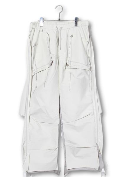 【中古】2023SS sulvam サルバム Cutting Tuck Pants カッティング タック パンツ L WHITE ホワイト SR-P07-300 日本製 /● メンズ 【ベクトル 古着】 260419｜ベクトル　新都リユース