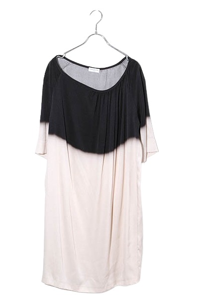 【中古】DRIES VAN NOTEN ドリスヴァンノッテン SILK DRESS グラデーション シルク ワンピース 38 BEIGE ベージュ /◆ レディース 【ベクトル 古着】 260526｜ベクトル　新都リユース