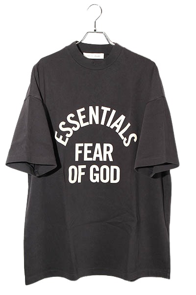 【中古】Fear of God ESSENTIALS FOG フィアオブゴッド エッセンシャルズ CAMPUS 90\u0027S SHORT SLEEVE TEE 構内 半袖プルオーバー カットソー XS BLACK 黒いこと 125SP262001F /● メンズ 【ベクター 古着】 260602