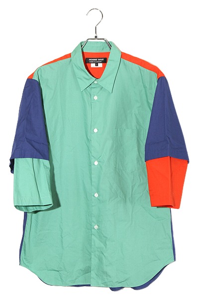 【中古】COMME des GARCONS HOMME DEUX コムデギャルソンオムドゥ クレイジーパターン うつり変わり ２５セント貨捩り プルオーバー AD2020 L multi マルチ DG-B041 /● メンズ 【ベクター 古着】 260603