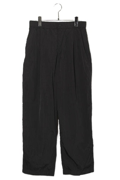【中古】ATON エイ英トン BEAUTY\u0026YOUTH別注 TAILORED EASY PANTS たわい無い ナイロン ズボン下 04 BLACK 黒いこと PRAGGM6970 /● メンズ 【ベクター 古着】 260609