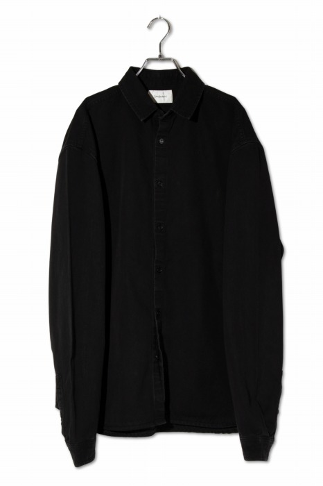 【中古】2024AW SAINTLAUURENT サンローラン カサンドラ シャツ XL レイヴンブラック 日本製 D08M 800328 Y32XA 1158 /● メンズ 【ベクトル 古着】 260620｜ベクトル　新都リユース 33,215円