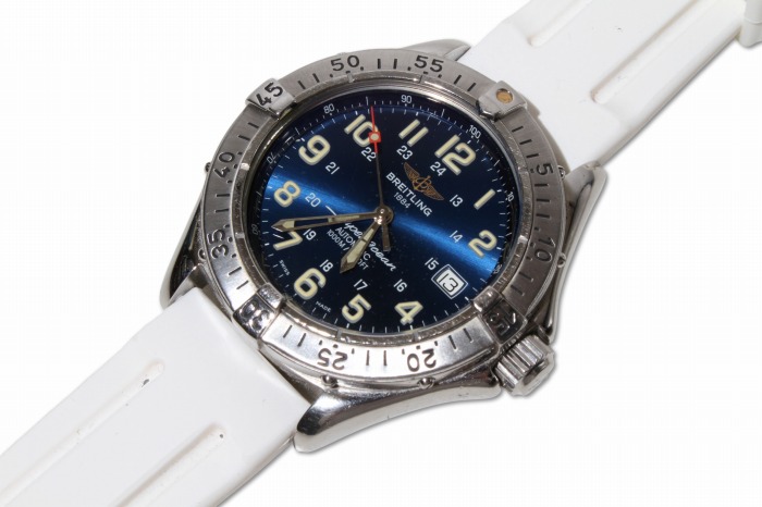 【中古】BREITLING ブライトリング Colt Super ocean コルト スーパーオーシャン デイト 自動巻き 腕時計 Silver シルバー A17040 /● メンズ 【ベクトル 古着】 260620|ベクトル 新都リユース