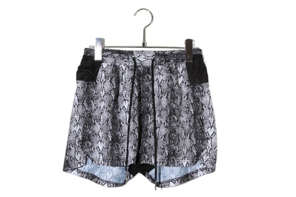 【中古】未使用品 carbon カーボン PYTHON PATTERN 7 POCKETS RACING SHORTS パイソン パターン 7ポケット レーシング ショーツ S White/Python ホワイト/パイソン 25CB049U /◆ メンズ 【ベクトル 古着】 260718|ベクトル 新都リユース