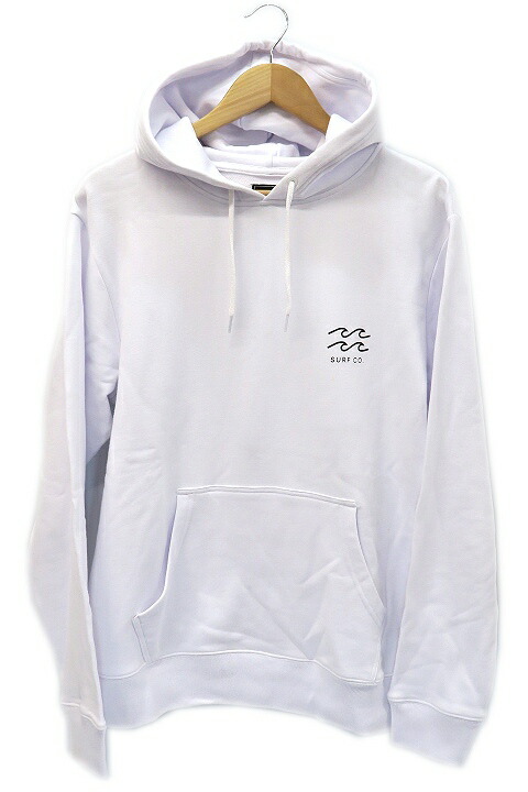 中古 ビラボン Billabong aw One Time スウェット プルオーバー パーカー L ホワイト 白 メンズ ベクトル 古着 Psicologosancora Es