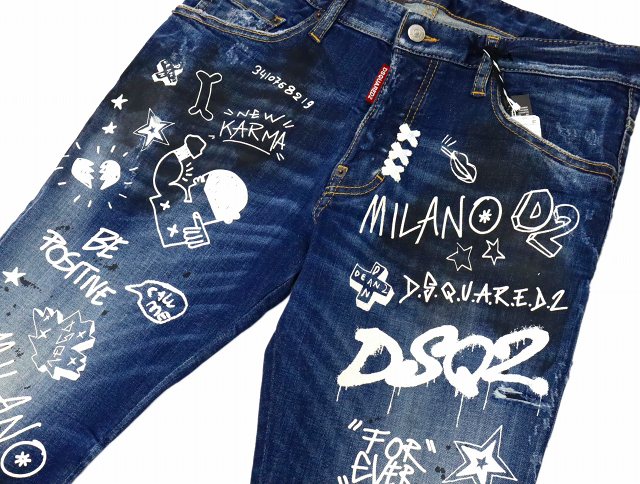 未使用品 ディースクエアード DSQUARED2 230205 48(M) デニムパンツ