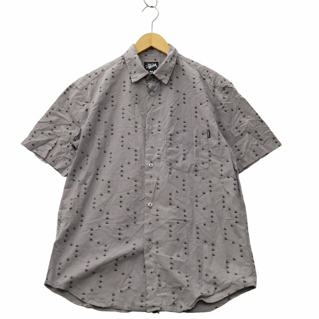 【美品】00s Old Stussy 半袖シャツ OLD STUSSY / オールド ステューシー 80s USA製 チェック柄