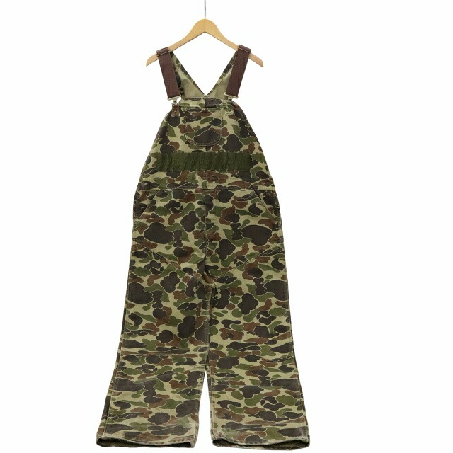 Carhartt カモフラージュオーバーオール 楽天市場】80s 90s USA製 □ カーハート CARHARTT ダックハンター カモ