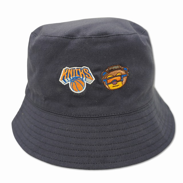 【中古】WIND AND SEA×NBA CHAMPIONS×PARAPPA ウィンダンシー×エヌビーエー×パラッパラッパー THE RAPPER BUCKET HAT バケットハット NAVY(ネイビー) メンズ 【ベクトル 古着】 251012