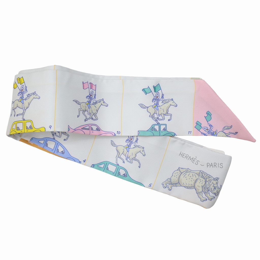 【中古】エルメス HERMES Twilly エルメス・パラード グリ・ペルル/グリーン/イエロー レディース 【ベクトル 古着】 251030