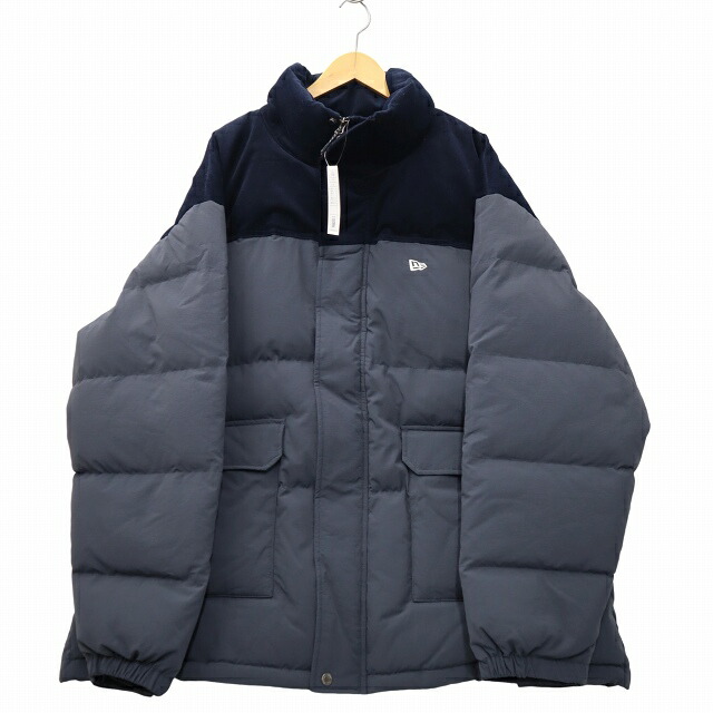 【中古】未使用品 ニューエラ NEW ERA コンビ ダウンジャケット 4L NAVY ネイビー 1273-5361 メンズ 【ベクトル 古着】 251117