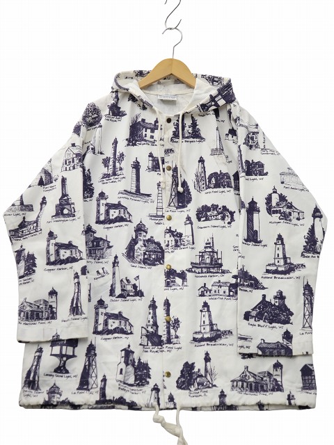 楽天市場】90s オービス ミシガンラグ カモメ 総柄 コットン