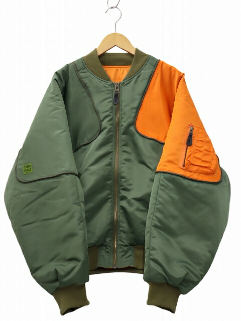 楽天市場】Kapital 【 Ma-1 Crack Leather Sham Bomber Jacket Men