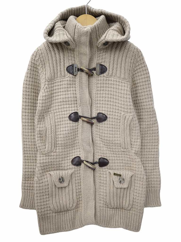 楽天市場】BARK バーク ニットダッフルコート ブラック XS 【中古