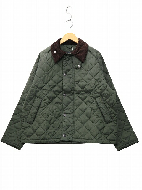【中古】未使用品 バブアー Barbour OS TRANSPORT QUILTED JACKET OS トランスポート キルティング ジャケット 36 GREEN グリーン 252MQU1796 メンズ 【ベクトル 古着】 260119|ベクトル 新都リユース