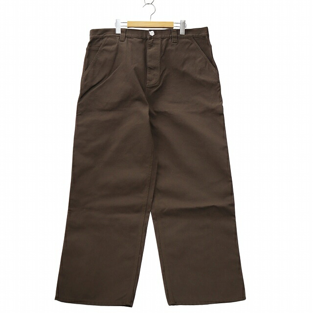 【中古】ステューシー STUSSY CARPENTER PANT CANVAS キャンバス カーペンターパンツ 38 BROWN ブラウン 116722 メンズ 【ベクトル 古着】 260201｜ベクトル　新都リユース