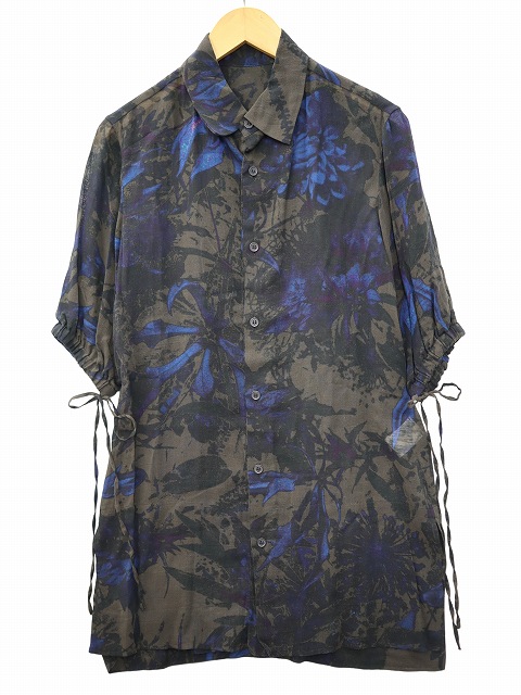【中古】ワイズ Y's S/S シャツ 5分袖 シアー チュニック プリント シャツ ブラウス 1 MULTICOLLAR(マルチカラー) 春夏 レディース 【ベクトル 古着】 260206 25,773円